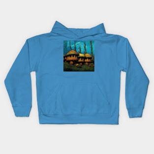 Starry Night in Kashyyyk Kids Hoodie